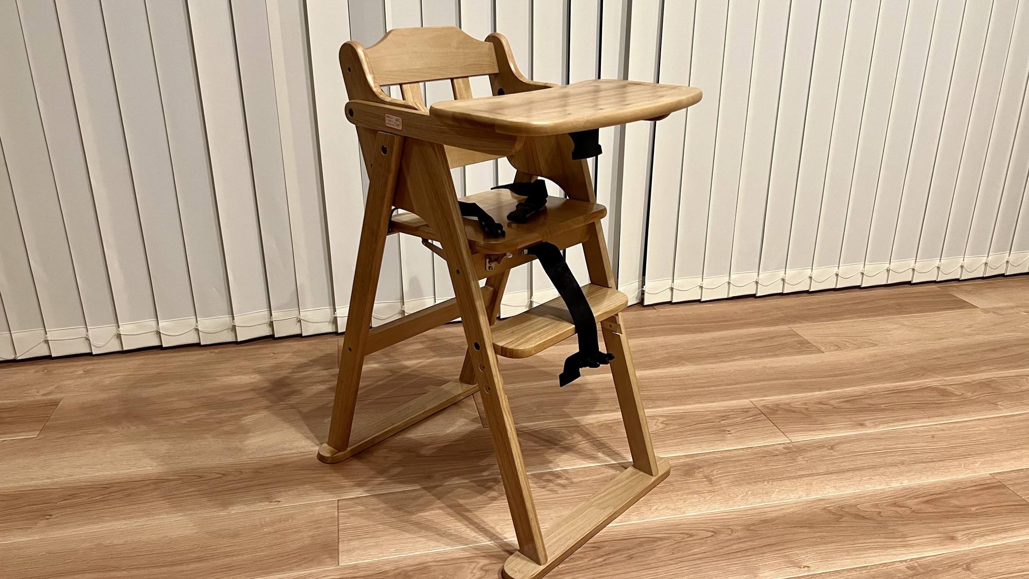 木製 折りたたみ式 ハイチェア